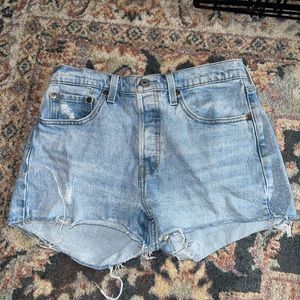 Levi 501 denim shorts